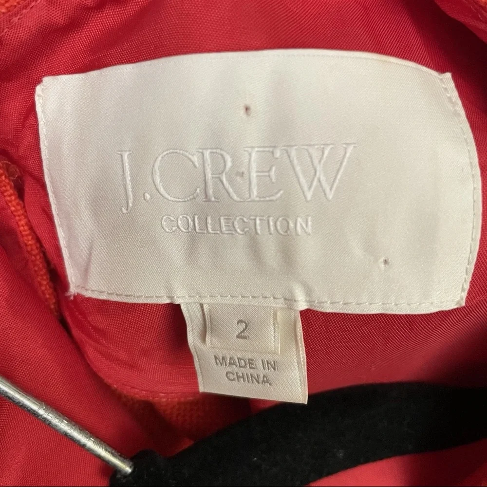 J. Crew Vibrant Red Midi Dress - Picture 4 of 4